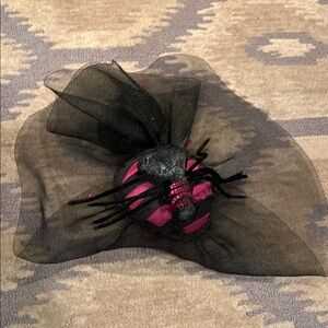 Department 56 Halloween spider hat fascinator